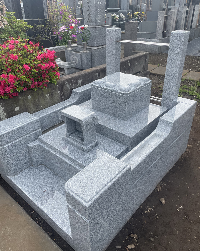 墓石の新規建立工事1